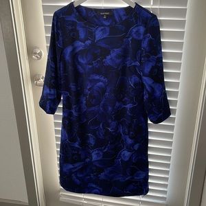 Blue flower professional dress